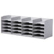 Offenes Fächerset 4 x 5 67,4 x 31,3 x 32,7 cm hellgrau