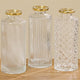 Boltze Home Vase Adore ø5x13cm aus transparentem Glas