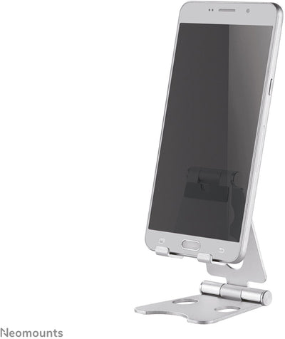 Neomounts DS10-150SL1 faltbare Telefonhalterung bis 4,7 – Silber