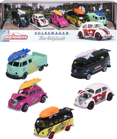 Majorette Volkswagen The Originals Game Cars, 5st.