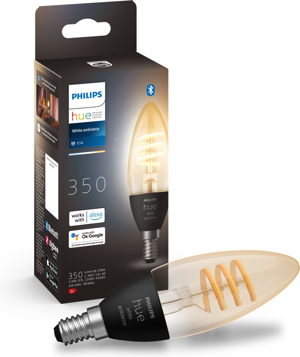 Philips Filament Kerze E14