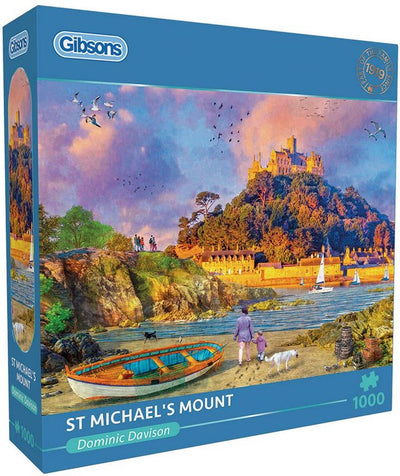 Gibsons – St. Michael's Mount (von Dominic Davison) – 1000 Teile 68×49cm (B×H) – Puzzle für Erwachsene