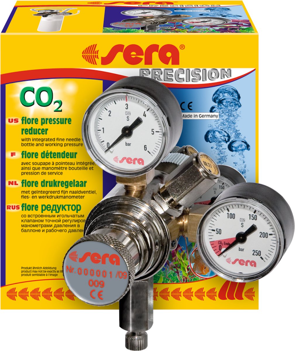 Sera Flore CO2-Druckregler für externes Ventil