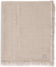 Jollein Babydecke für Kinderbett – 120 x 120 cm – Fransen – olivgrünes Elfenbein – Gots