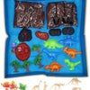 Spielen Sie Sand-Dino-Welt mit Spielmatte