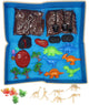 Spielen Sie Sand-Dino-Welt mit Spielmatte