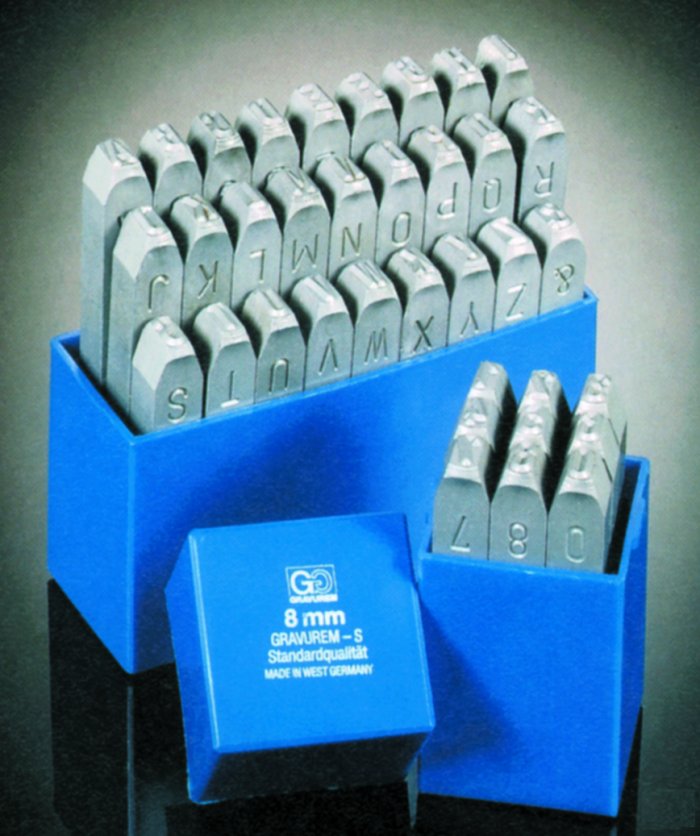 Gravurem slagcijfers 4mm