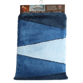 Niederländisches Haus Dijon Badmat 60 x 90 cm blau