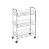 Tomado-Metaltex Tomado Metaltex Küchenbad Aufbewahrung Trolley Lugano 41x23x63 cm Räder