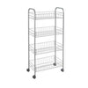 Metaltex Metaltex Kitchen Badezimmerlager -Trolley Ascona 41x23x84 cm Räder