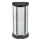 CHREVER CHRAVER Decobin Pedal Bin Ovaal 40L Silber Schwarz