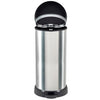 CHREVER CHRAVER Decobin Pedal Bin Ovaal 40L Silber Schwarz