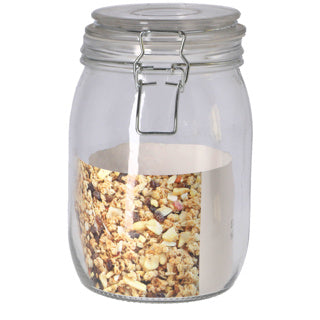 Ausgezeichnete Haushaltswaren -Glas -Glas -Glas mit Clamp 1L