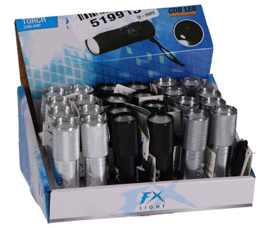 Taschenlampe Cob Aluminium 3 Assorti klein