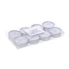 Andere Marken Glitzer Teelights 8 Stücke Silber
