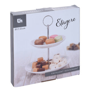 Ausgezeichnete Hausware Houseware Etager Porzellan 2 DLG DIA 17 cm hoch 25 cm