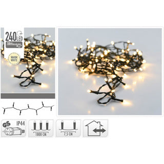 S.I.A. S.I.A. Weihnachtslichter 18m 240 LED -Lichter IP44