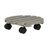 Esschert Design Esschert Design Holzpflanzentrolley 28,4 cm Grau