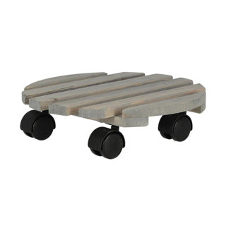 Esschert Design Esschert Design Holzpflanzentrolley 28,4 cm Grau