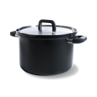 BK Flow Kühle schwarze Edelstahl -Suppe Pfanne Ø24 cm