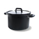 BK Flow Kühle schwarze Edelstahl -Suppe Pfanne Ø24 cm