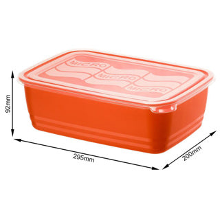 ROTHO MICROWAVE BOX 3.7 L ECO Papaya rot