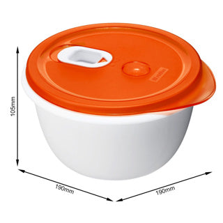 Rotho Rotho clevere Mikrowellenskala 1,5 l Papaya rot
