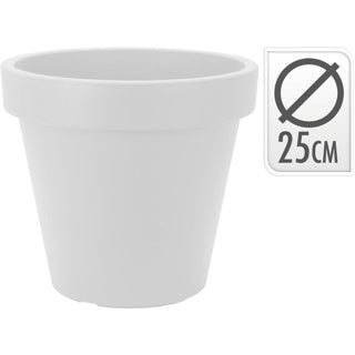 NAMPOOK BOEMPOT EK RUND 25 cm Weiß