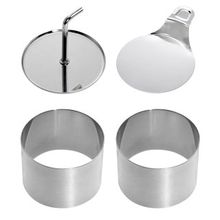 Westmark Westmark Food Formers 7,5 cm 4-teiliger Edelstahl