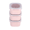 Sonnenwaren Sigma Home Lunchboxen Set von 3 Pink