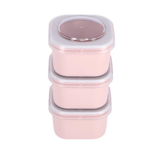 Sonnenwaren Sigma Home Lunchboxen Set von 3 Pink