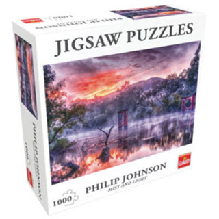 Goliath Puzzle Philip Johnson Mist und Light 1000 Stücke
