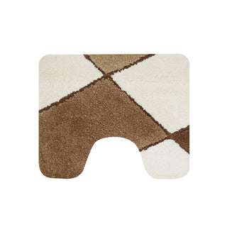 Niederländisches Haus schöne Toilettenmatte 60 x 50 cm braun