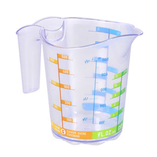 Rotho Domino Messbecher 0,5 l transparent