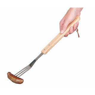 BBQ Collection BBQ Collection Luxus Fleischgabel 41 cm Eiche Edelstahl