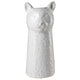 Gusta Vase Leopard Ø10 cm 6 x 26 cm Weiß