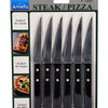 AMEFA AMEFA Pizza Steak Messer Set 6-teilig Schwarz