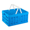 Sonnenwaren Sonnenwaren quadratische Klappkiste + Kühlertasche 32L 49x36x24.5 cm Blau