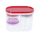 Alpina -Speicherboxen 4 Teile transparent