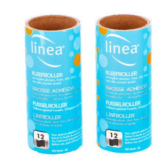 Linea Linea -Klebstoffbürste für Flusen + 2 Reserve Rolle