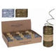 Home Styling Weihnachtsband mit Metalldraht 2 Assorti 25 Meter