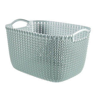 Curver Curver Storage Basket Knit-Look 19l Hellblau