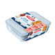 Pyrex Cook Freeze Backdiere Rechteck Set von 2 22 x 17 und 24 x19 cm