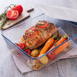 Pyrex Cook Freeze Backdiere Rechteck Set von 2 22 x 17 und 24 x19 cm