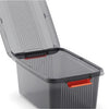 Kis K Latch -Speicherboxen mit Deckel 14 L transparent