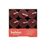 BOLSIUS NEINEN CANDLE Rustikaler Samt Red 27 cm - afbeelding 2
