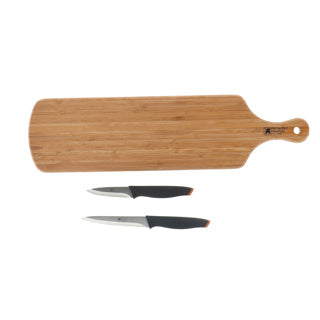 Richardson Sheffield Bambusschneidebrett inkl. 2 Messer