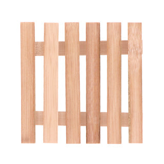 Basic Bambus Pannen Coaster 17,5x18 cm