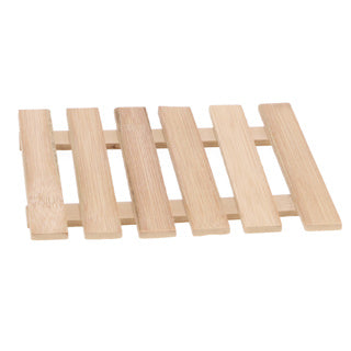 Basic Bambus Pannen Coaster 17,5x18 cm