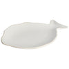 Gusta Teller Fisch 21,5 x 15,2 cm weiß | 2 Stk